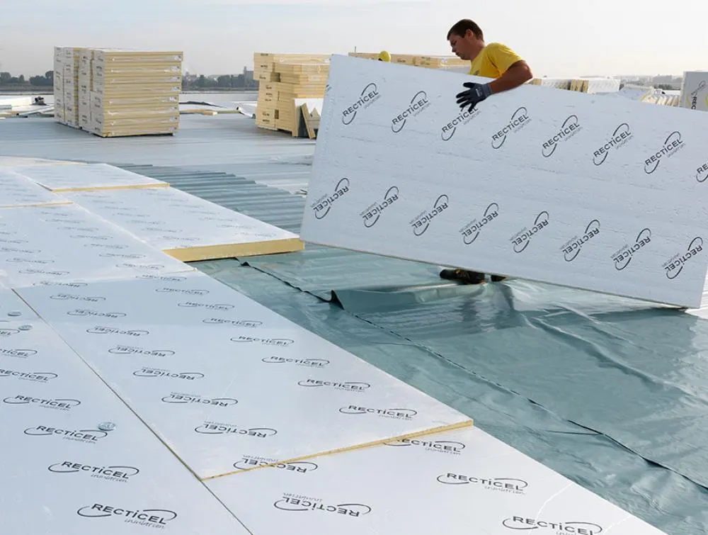 PIR-isolatieplaten met een aluminium toplaag